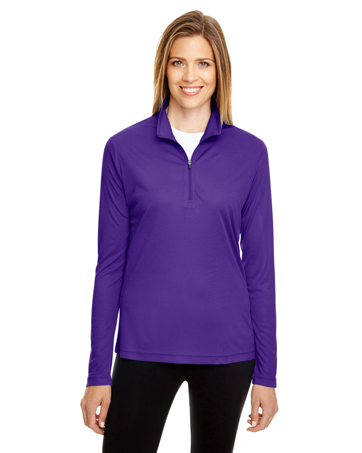 Team 365 Ladies' Zone Performance Quarter-Zip Womens Apparel Sweatshirts & Fleece