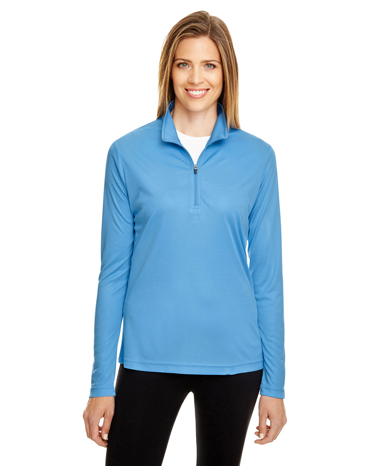 Team 365 Ladies' Zone Performance Quarter-Zip Womens Apparel Sweatshirts & Fleece