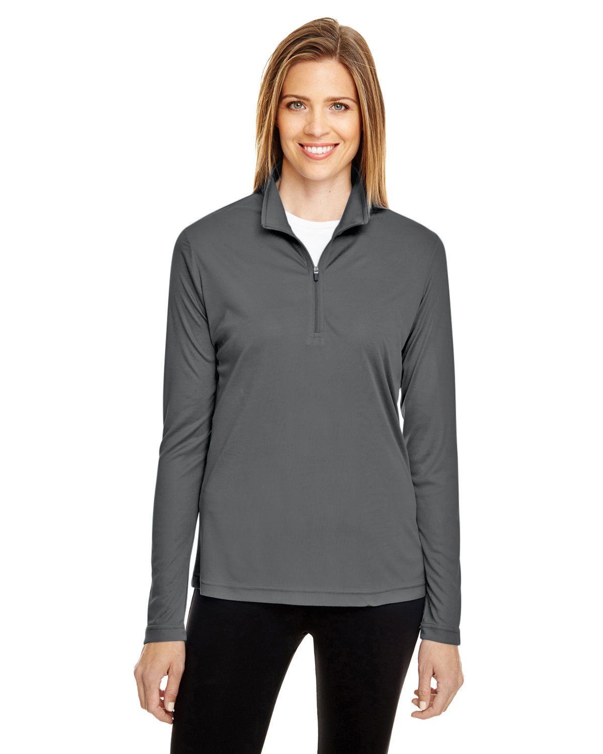 Team 365 Ladies' Zone Performance Quarter-Zip Womens Apparel Sweatshirts & Fleece