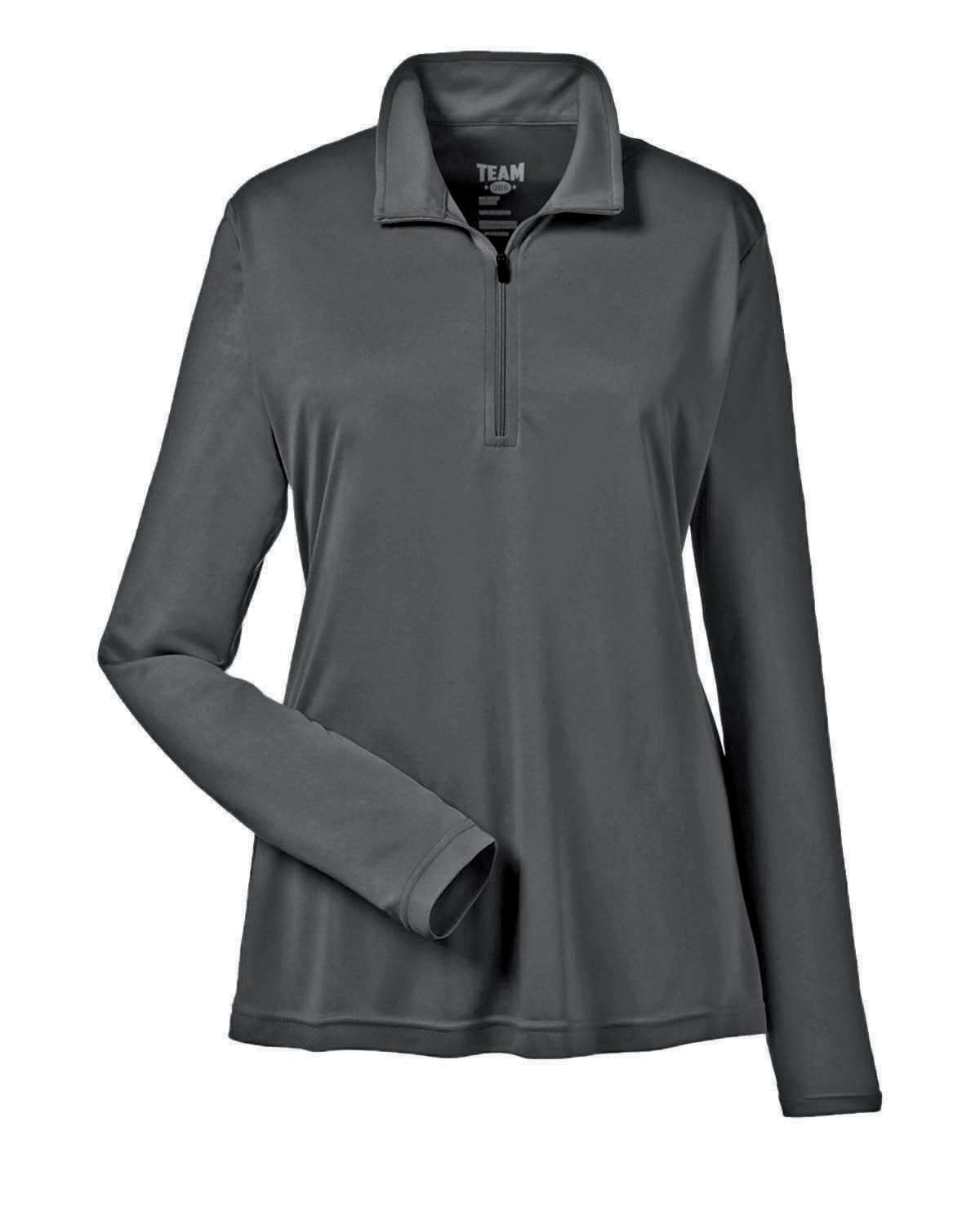 Team 365 Ladies' Zone Performance Quarter-Zip Womens Apparel Sweatshirts & Fleece