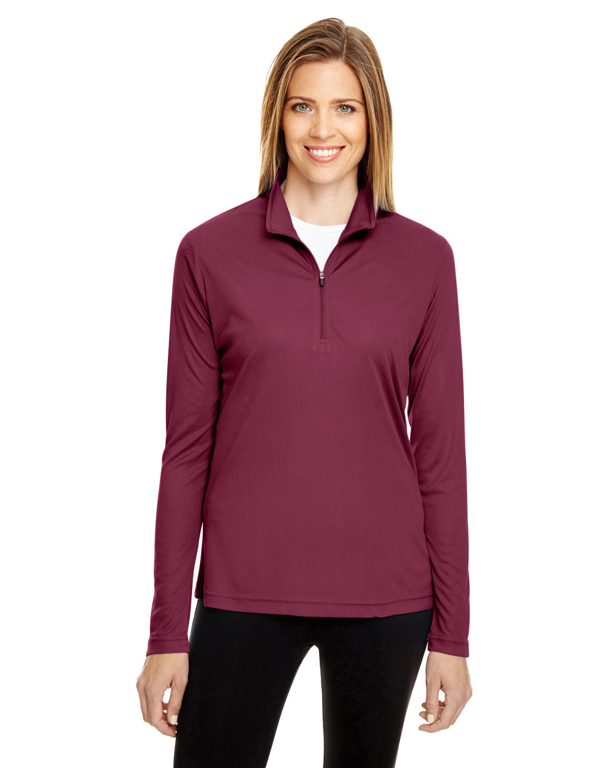 Team 365 Ladies' Zone Performance Quarter-Zip Womens Apparel Sweatshirts & Fleece