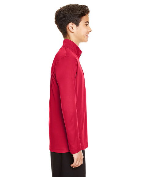 Team 365 Youth Zone Performance Quarter-Zip Youth Apparel Hoodies & Sweatshirts