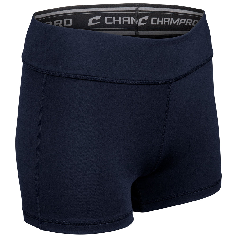 Champro Girl's Match Compression 3" Volleyball Shorts-1