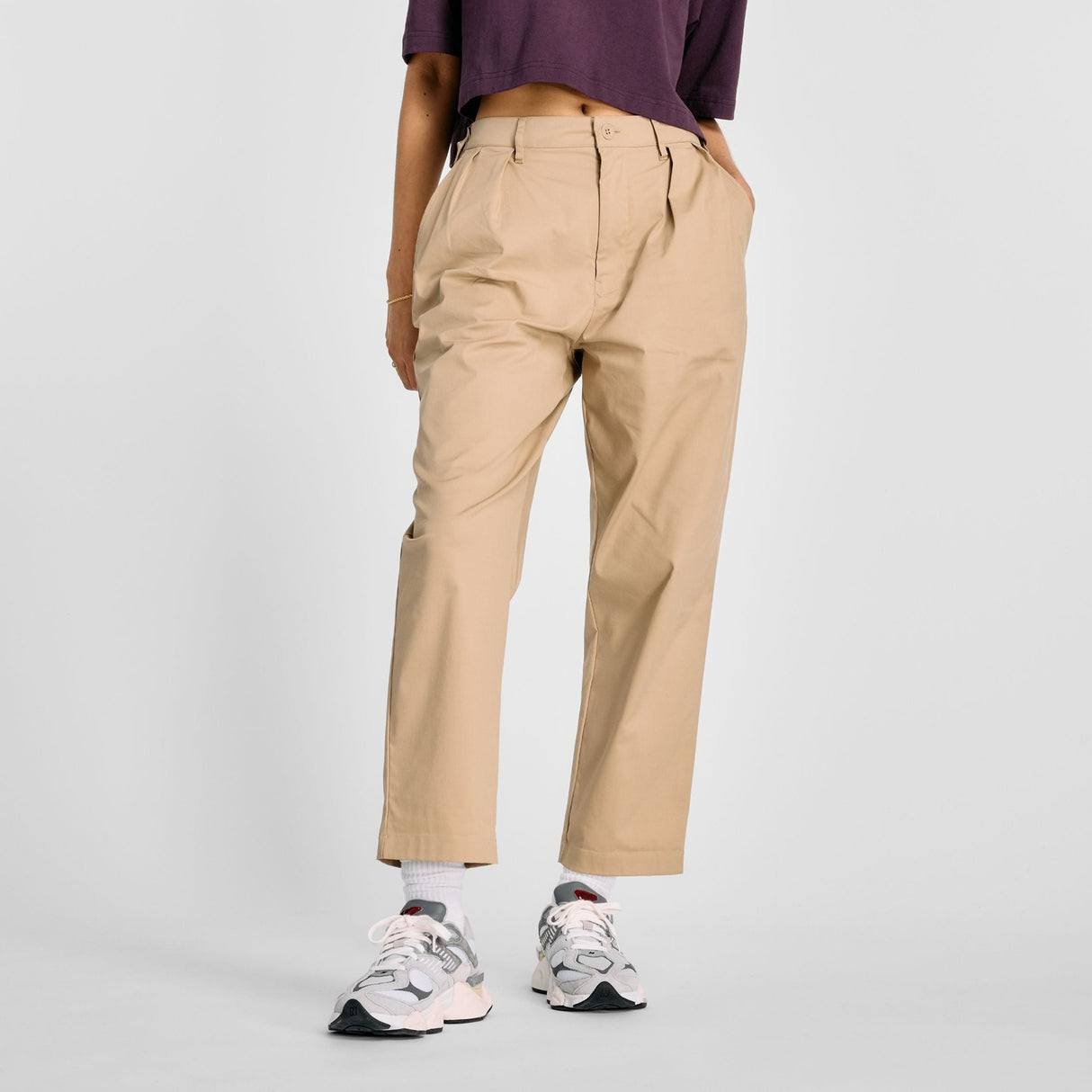 New Balance Women's Boylston Twill Tapered Pant Womens Apparel Pants & Sweatpants