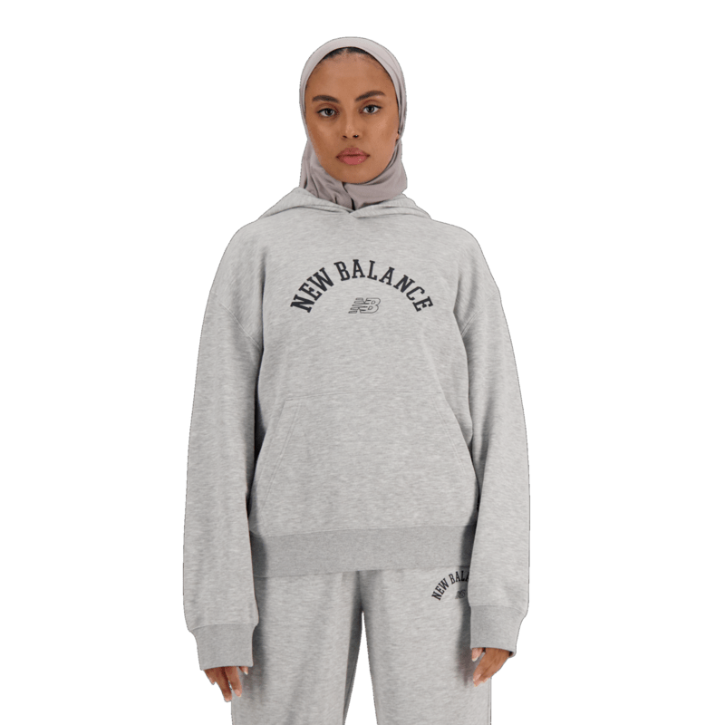 New Balance Women's Sport French Terry Oversized Hoodie Womens Apparel Sweatshirts & Fleece