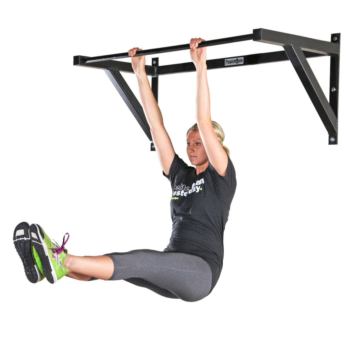 Gill Athletics Wall Mounted Chinning Bar Exercise & Wellness Strength Bodyweight Training