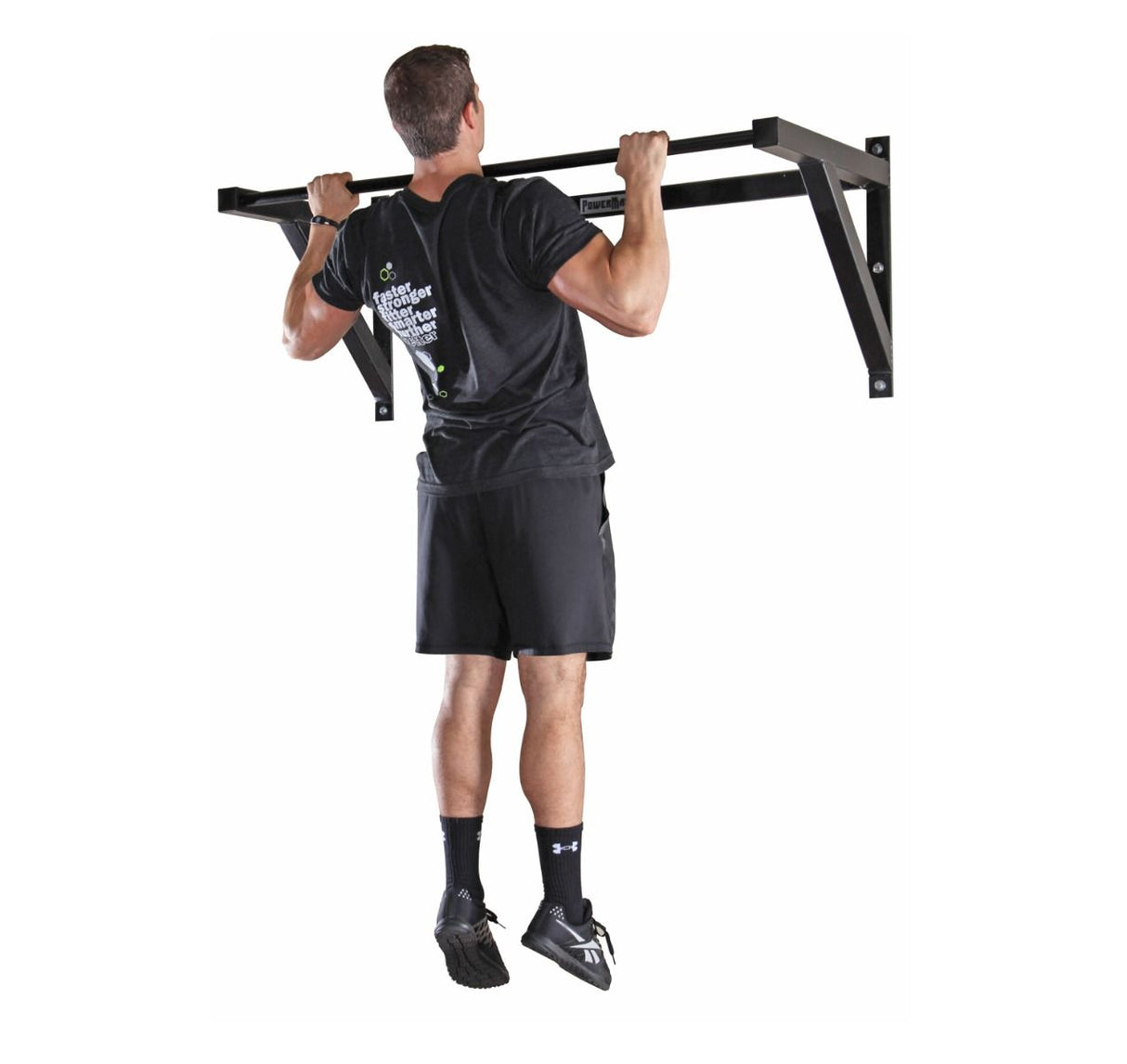 Gill Athletics Wall Mounted Chinning Bar Exercise & Wellness Strength Bodyweight Training