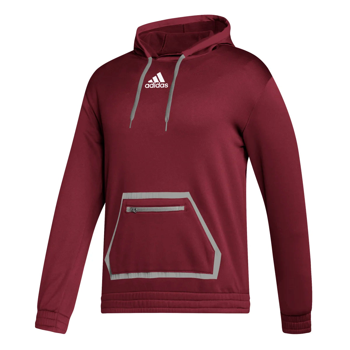 adidas Men's Team Issue Pull Over Hoodie Mens Apparel Sweatshirts & Fleece