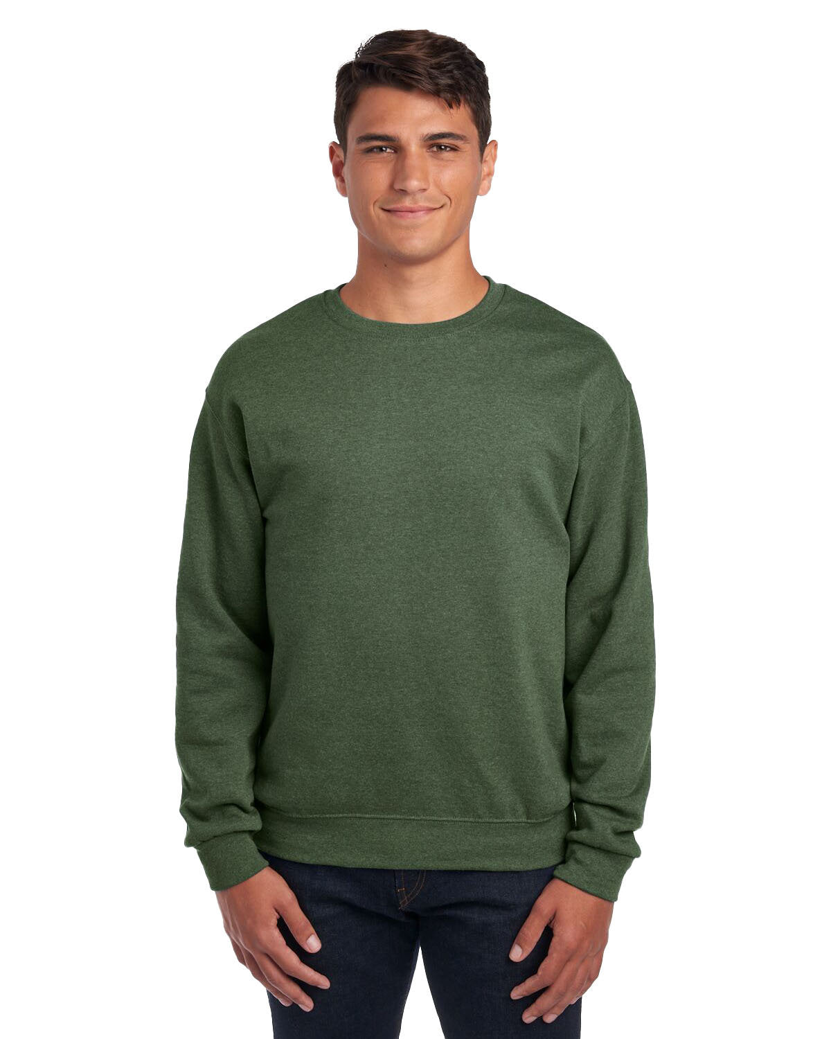 JERZEES Unisex NuBlend Fleece Crew 562M Mens Apparel Sweatshirts & Fleece