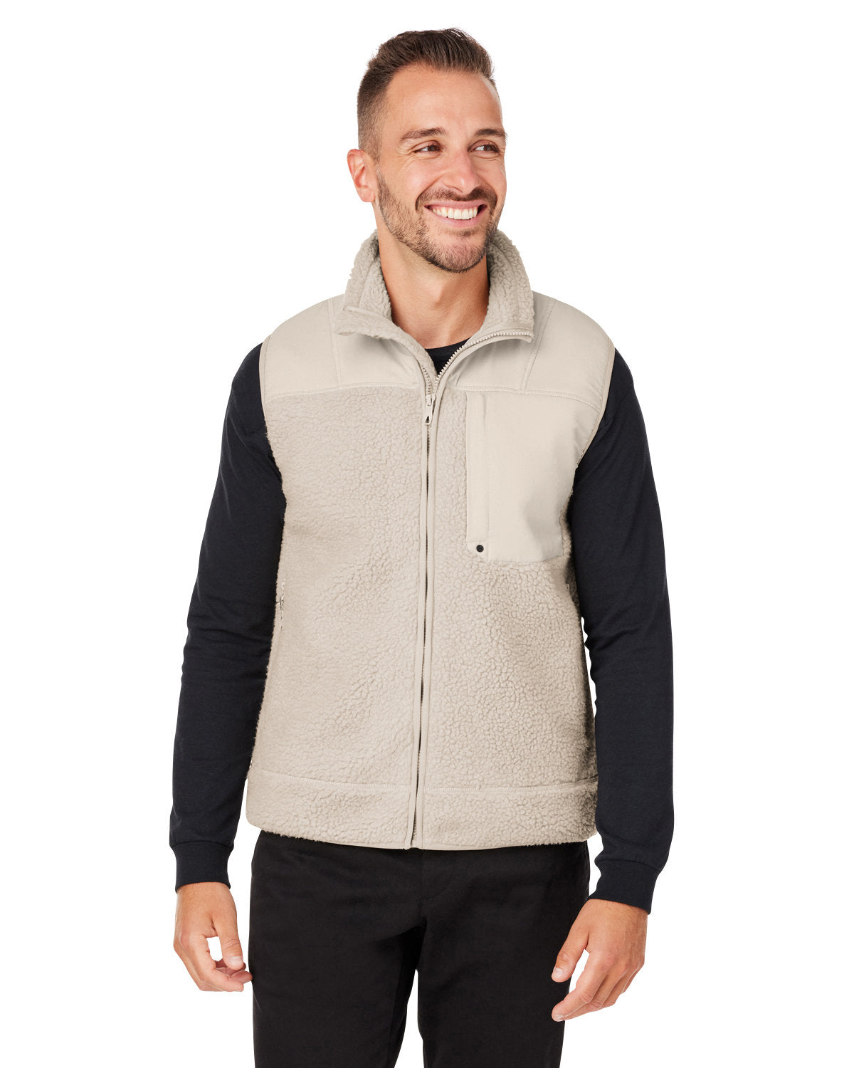 Spyder Unisex Venture Sherpa Vest Mens Apparel Jackets & Vests