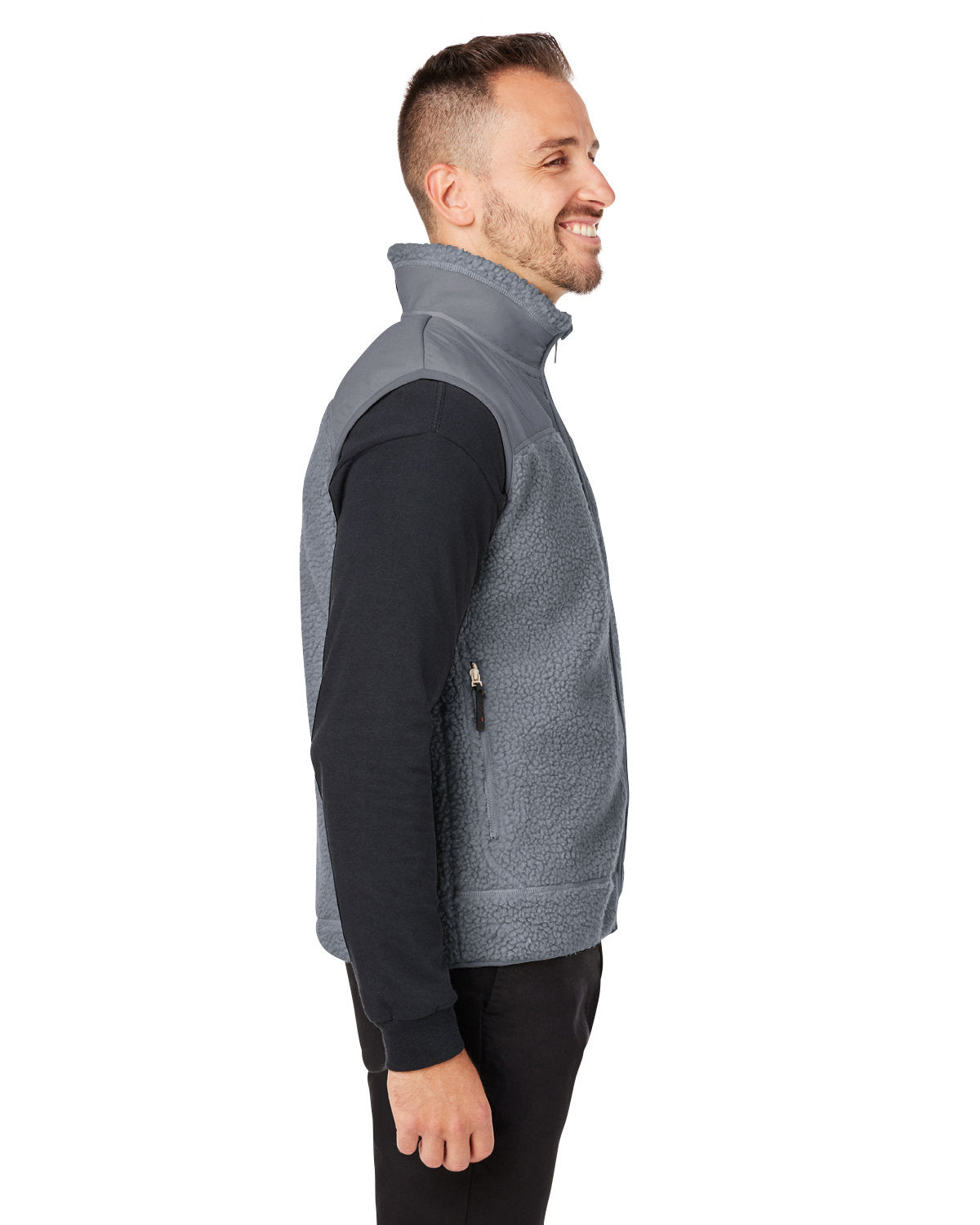 Spyder Unisex Venture Sherpa Vest Mens Apparel Jackets & Vests