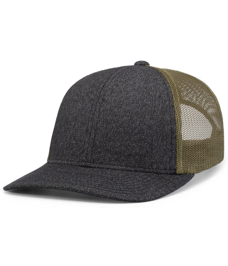 Pacific Headwear Mélange Heather Low-Profile Trucker Unisex Accessories Hats & Caps
