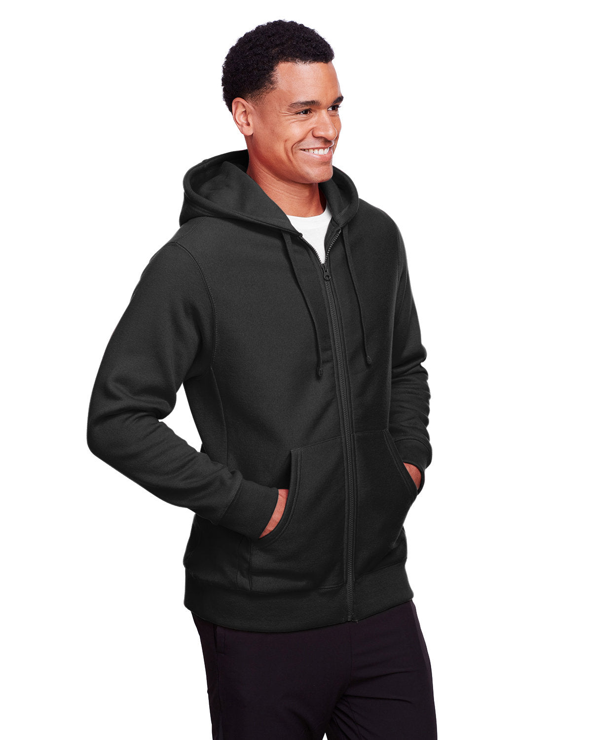 Team 365 Men's Zone HydroSport™ Heavyweight Full-Zip Hooded Sweatshirt Mens Apparel Sweatshirts & Fleece