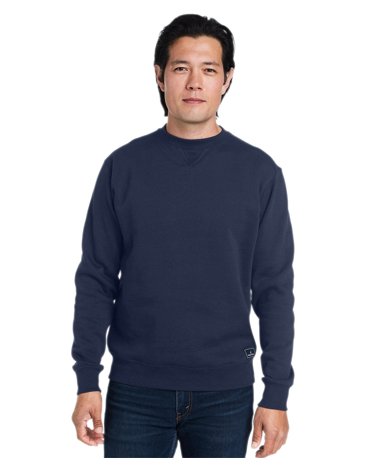 Nautica Unisex Anchor Crew Neck Sweatshirt Mens Apparel Sweatshirts & Fleece