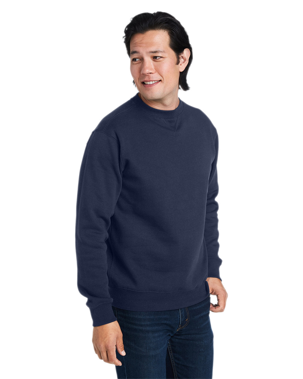 Nautica Unisex Anchor Crew Neck Sweatshirt Mens Apparel Sweatshirts & Fleece