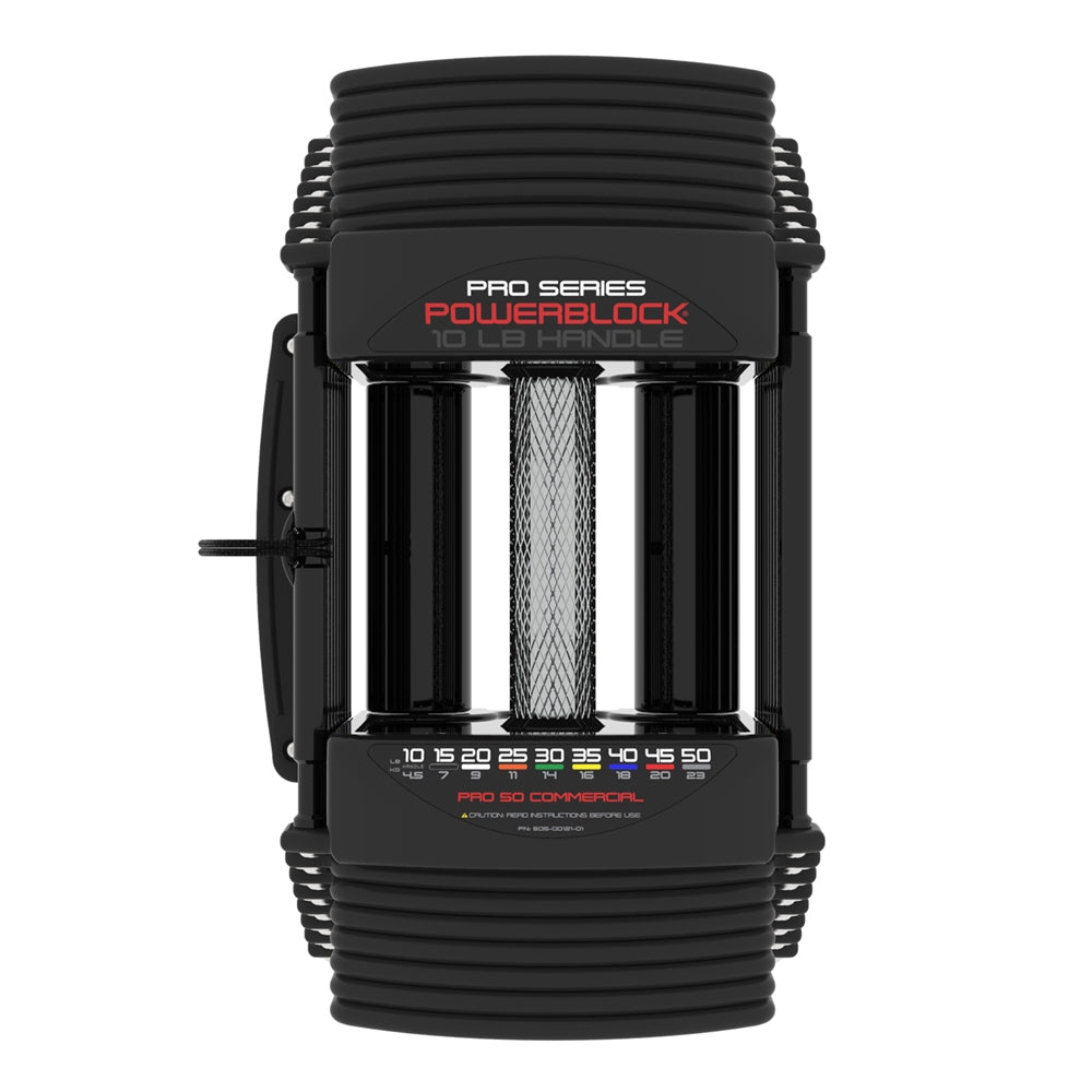PowerBlock Commercial Pro 50 with Powerstand Exercise & Wellness Strength Dumbbells