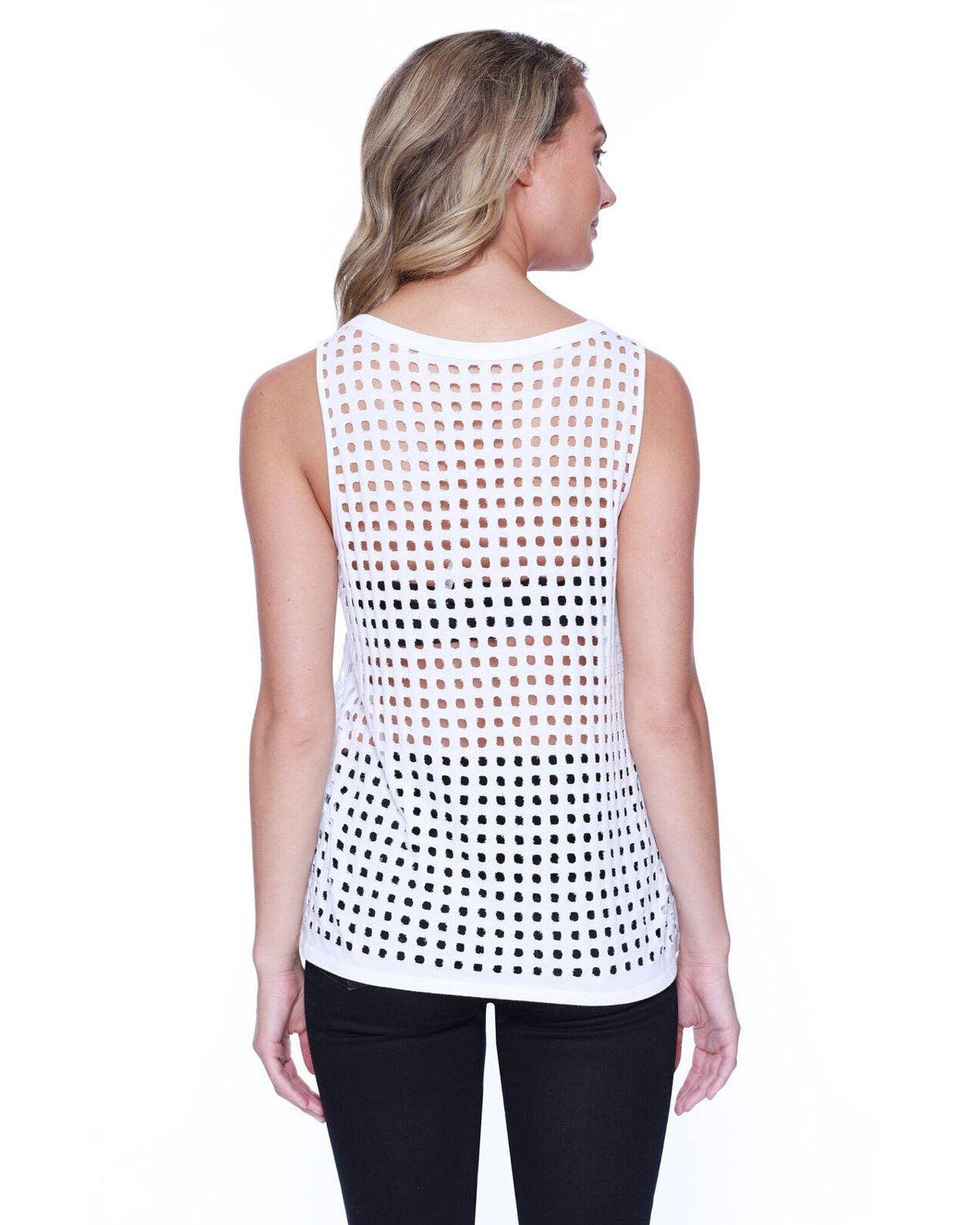 StarTee Ladies' Holey Tank Womens Apparel Shirts & Tops