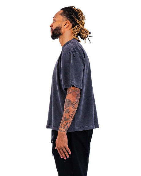 Shaka Wear Adult Garment-Dyed Drop-Shoulder T-Shirt Mens Apparel Shirts & Tops