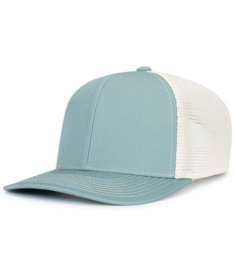 Pacific Headwear Contrast Stitch Trucker PacFlex Snapback Cap Unisex Accessories Hats & Caps