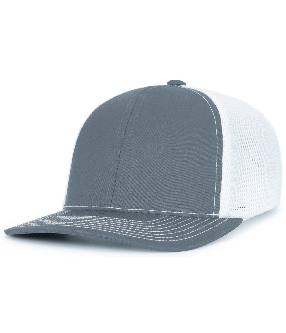 Pacific Headwear Contrast Stitch Trucker PacFlex Snapback Cap Unisex Accessories Hats & Caps