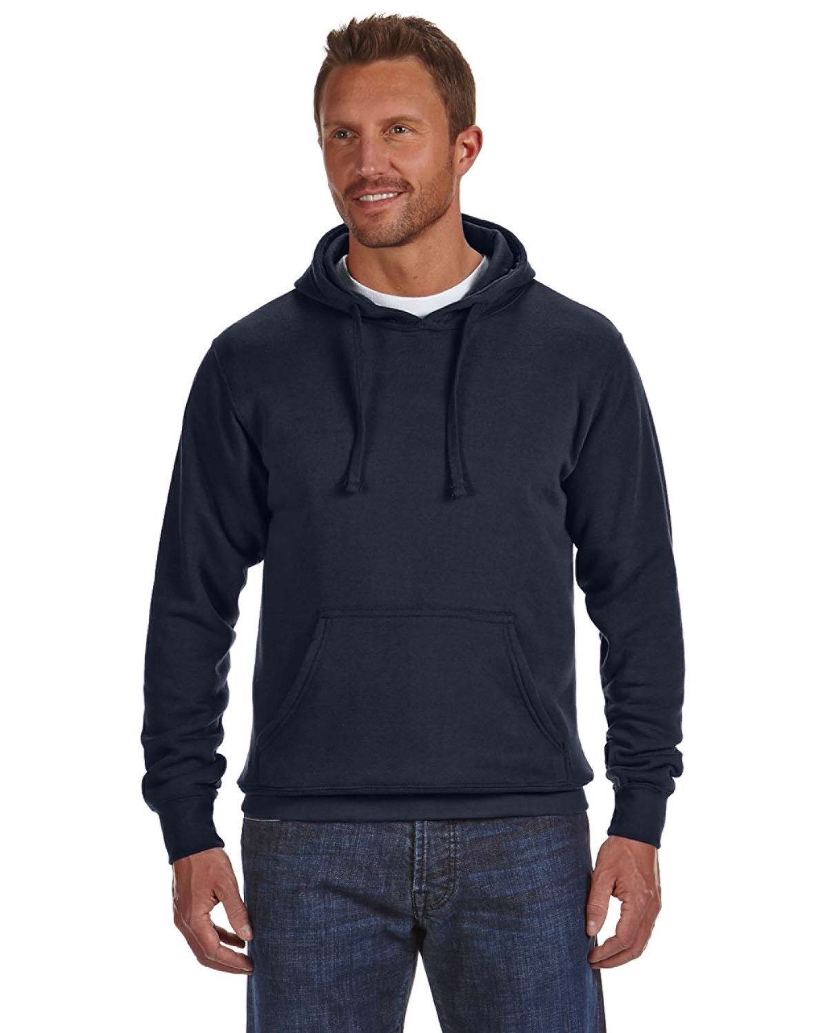 J. America Men's Cloud Fleece Hooded Sweatshirt 2841 Mens Apparel Sweatshirts & Fleece