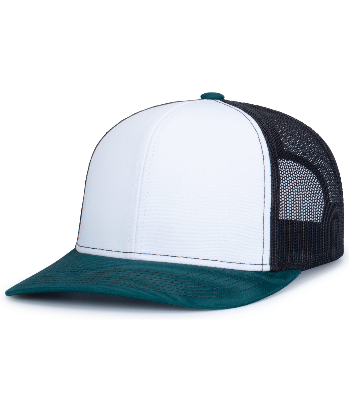 Pacific Headwear Contrast Stitch Trucker Snapback Unisex Accessories Hats & Caps
