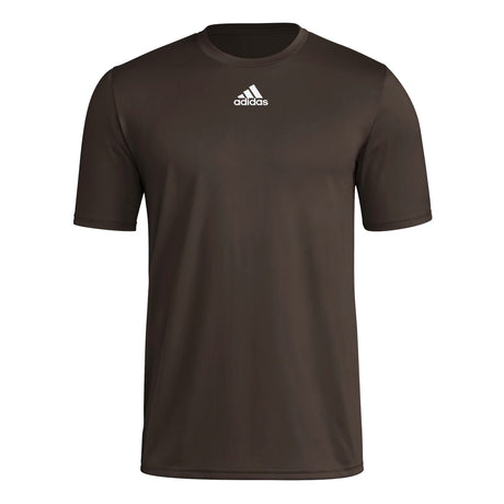 adidas Men's Short Sleeve Pregame Badge of Sport T-Shirt Tall Mens Apparel Shirts & Tops