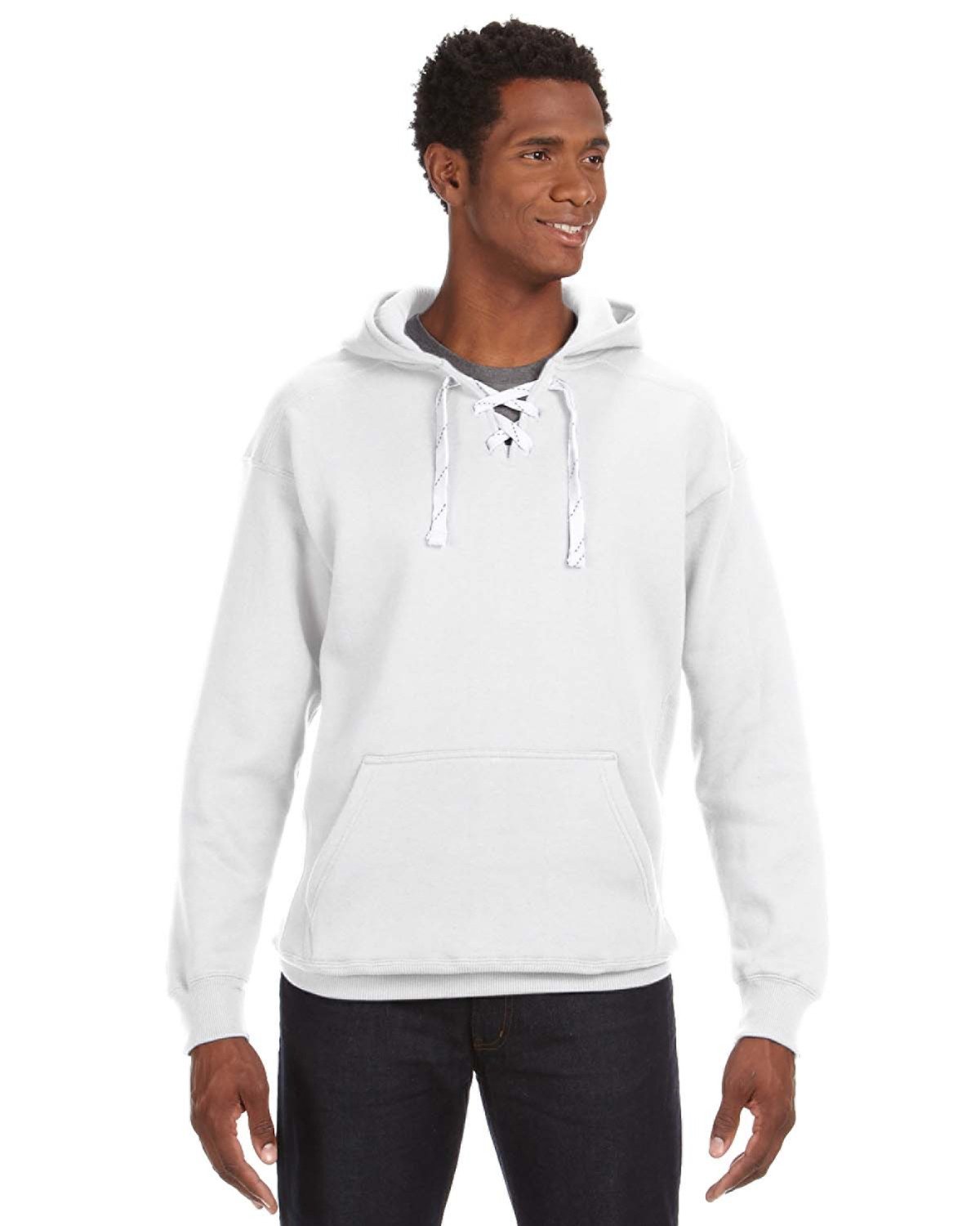 J. America Men's Sport Lace Hooded Sweatshirt-1