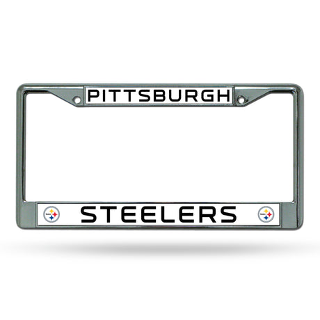 NFL Pittsburgh Steelers Chrome License Plate Frame Fan Gear NFL Pittsburgh Steelers