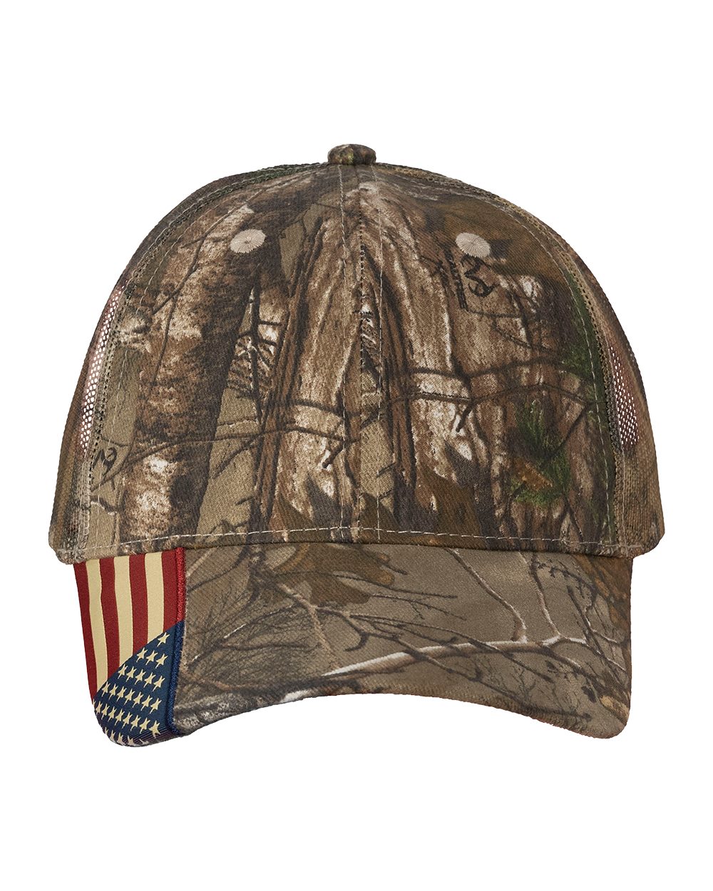 Kati Camo Woven USA Flag Mesh Cap Unisex Accessories Hats & Caps