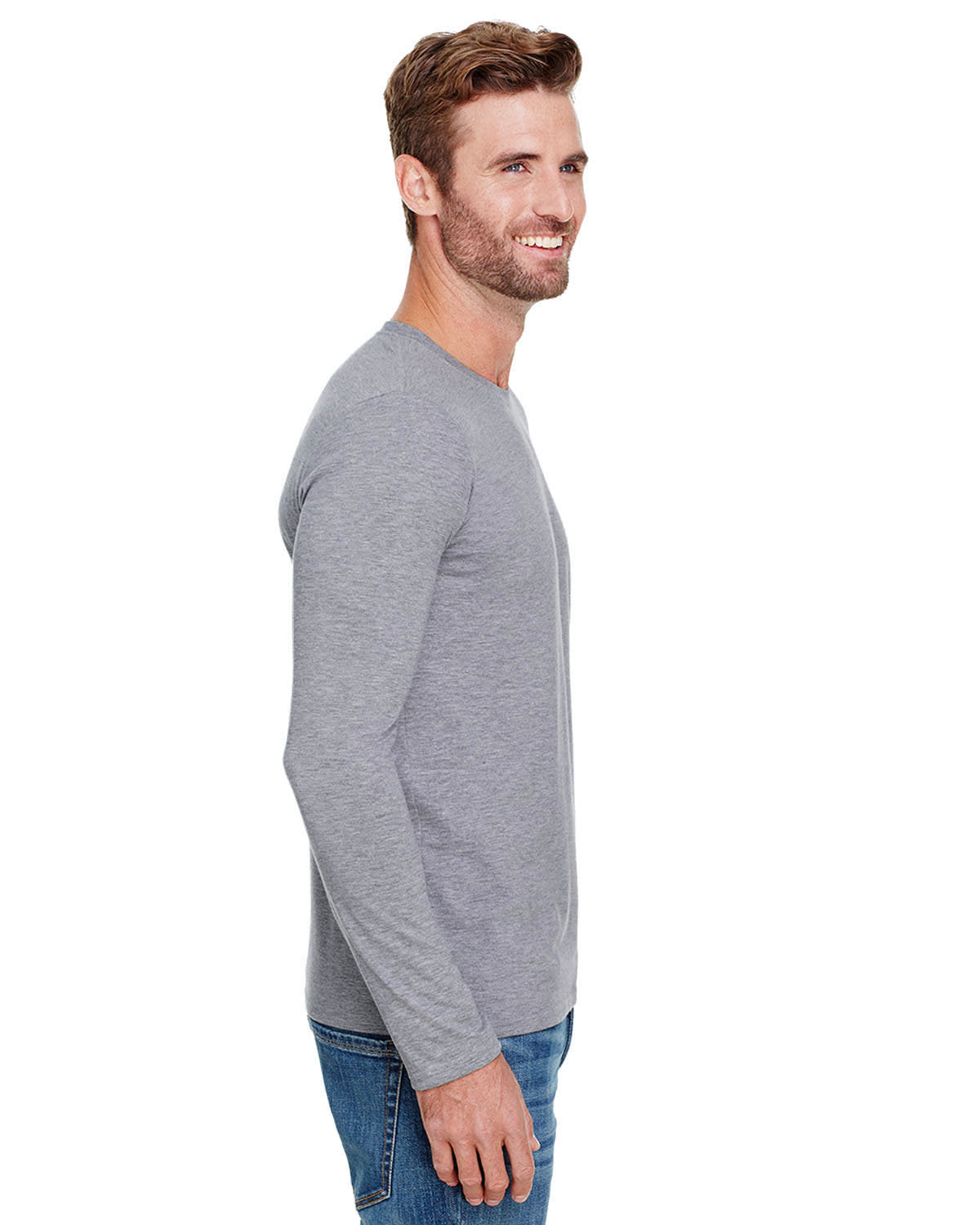 Anvil Adult Tri-Blend Long-Sleeve T-Shirt Mens Apparel Shirts & Tops