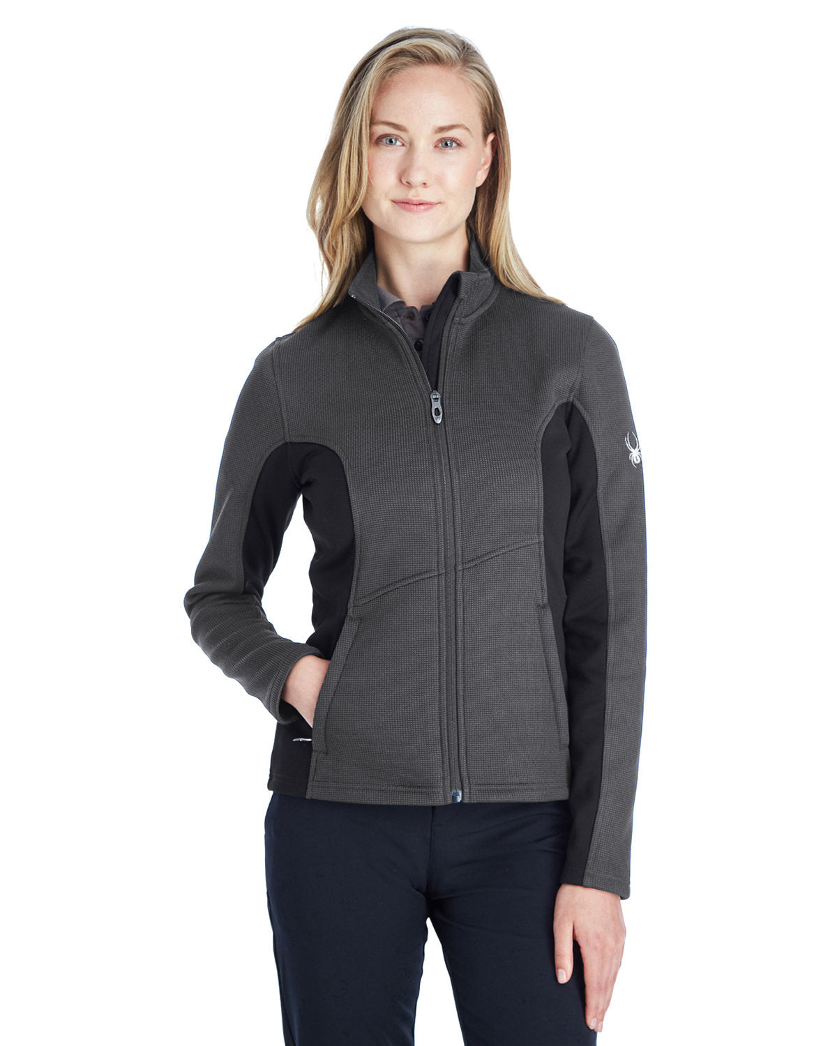 Spyder Ladies' Constant Full-Zip Sweater Fleece Jacket Womens Apparel Sweatshirts & Fleece