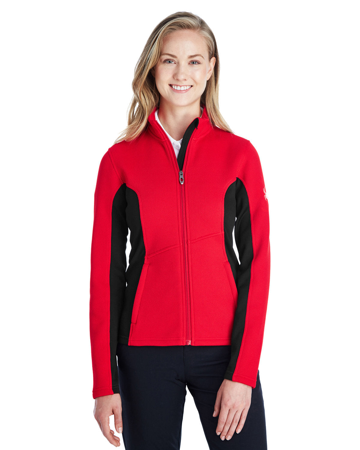Spyder Ladies' Constant Full-Zip Sweater Fleece Jacket Womens Apparel Sweatshirts & Fleece