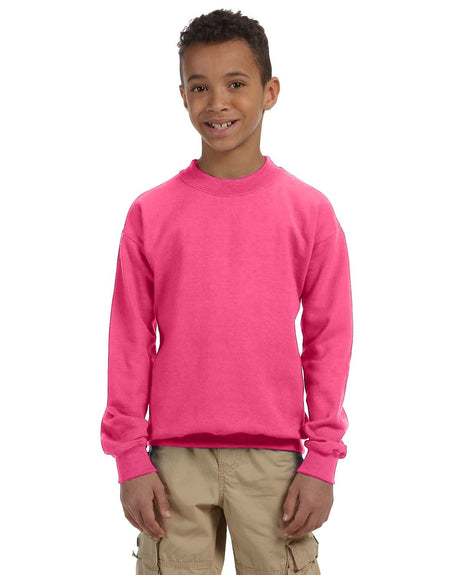 Gildan Youth Heavy Blend Crewneck Sweatshirt 18000B Youth Apparel Hoodies & Sweatshirts