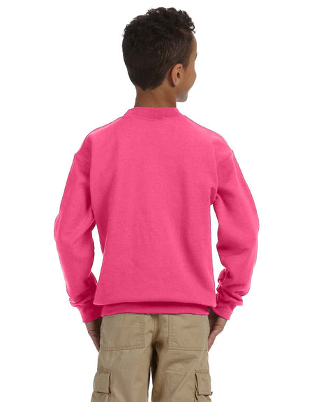 Gildan Youth Heavy Blend Crewneck Sweatshirt 18000B Youth Apparel Hoodies & Sweatshirts