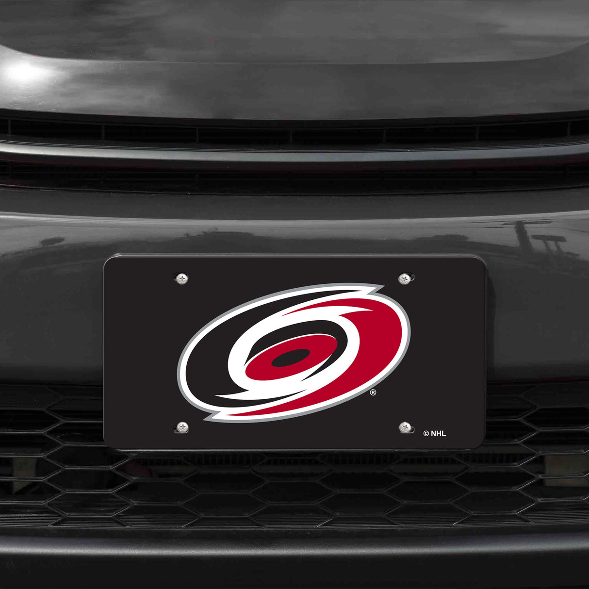 NHL Carolina Hurricanes Laser Cut Automobile Tag Fan Gear NHL Carolina Hurricanes