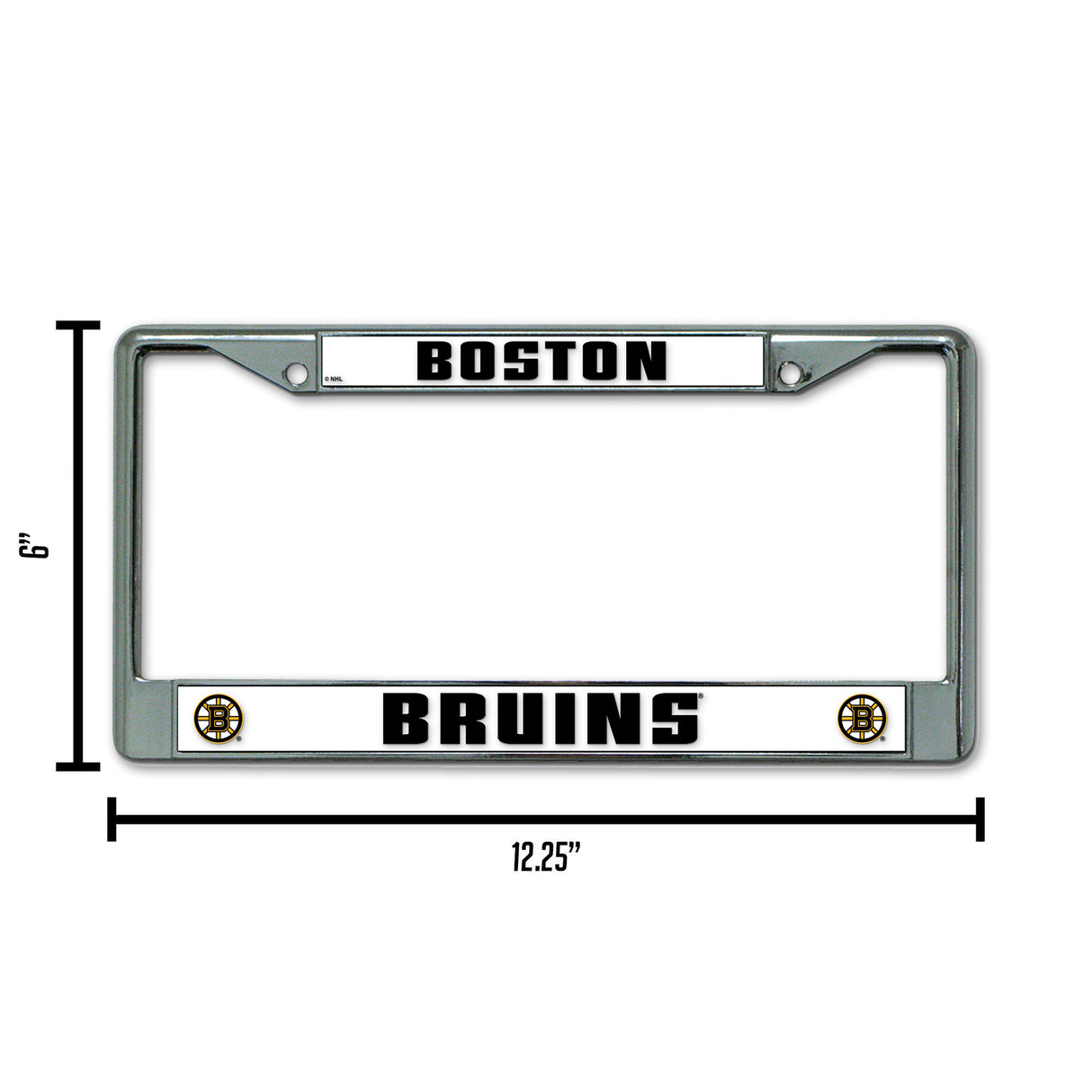 NHL Boston Bruins Chrome License Plate Frame Fan Gear NHL Boston Bruins