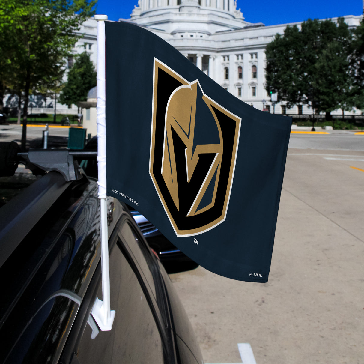 NHL Vegas Golden Knights Car Flag Fan Gear NHL Vegas Golden Knights