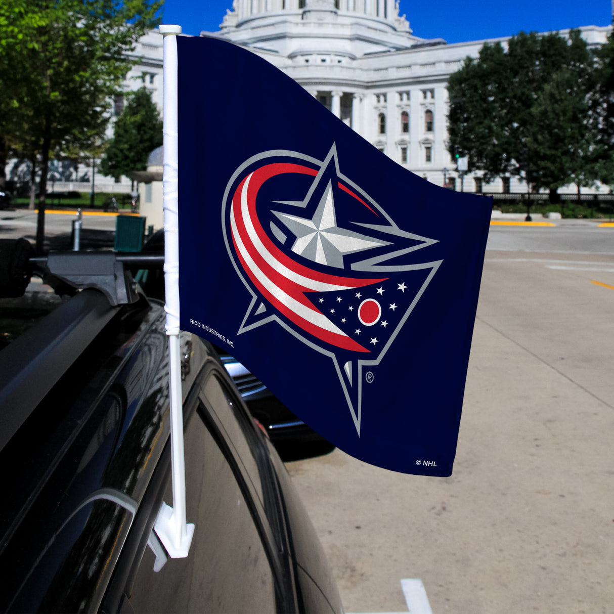 NHL Columbus Blue Jackets Car Flag Fan Gear NHL Columbus Blue Jackets