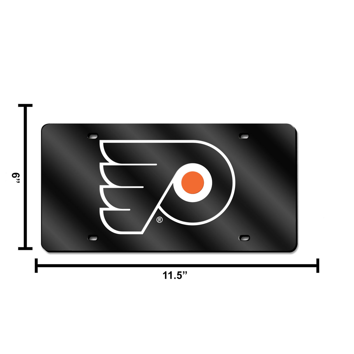 NHL Philadelphia Flyers Laser Cut Automobile Tag Fan Gear NHL Philadelphia Flyers