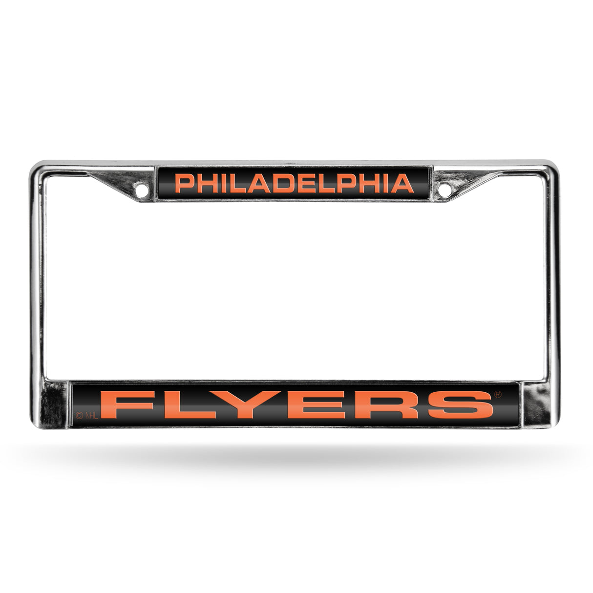 NHL Philadelphia Flyers Laser Cut Chrome License Plate Frame Fan Gear NHL Philadelphia Flyers