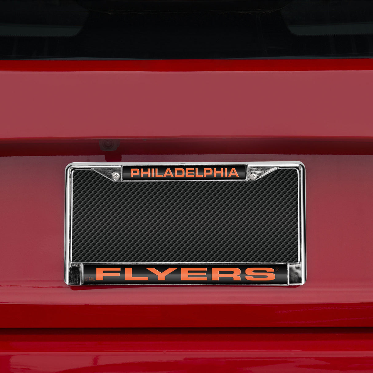 NHL Philadelphia Flyers Laser Cut Chrome License Plate Frame Fan Gear NHL Philadelphia Flyers