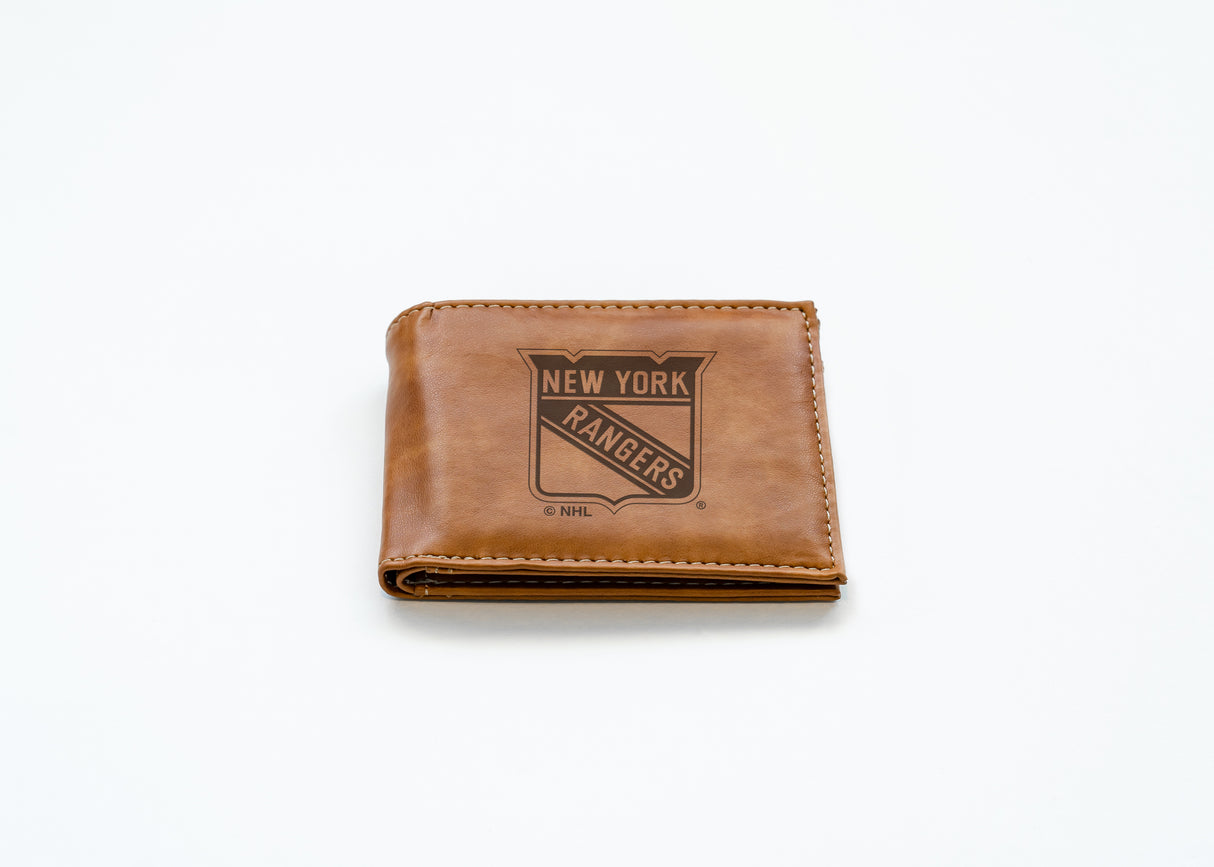 NHL New York Rangers Laser Engraved Billfold Fan Gear NHL New York Rangers