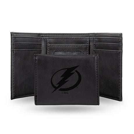 NHL Tampa Bay Lightning Laser Engraved Trifold Fan Gear NHL Tampa Bay Lightning