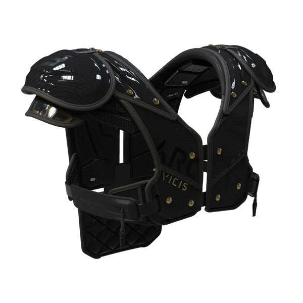 Vicis Arc_V1 Elite All Purpose Football Shoulder Pads with Attached Back Plate Football Shoulder Pads Adult