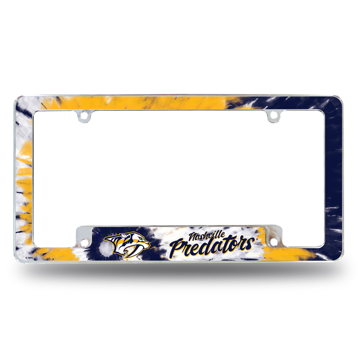 NHL Nashville Predators Chrome License Plate Frame Fan Gear NHL Nashville Predators