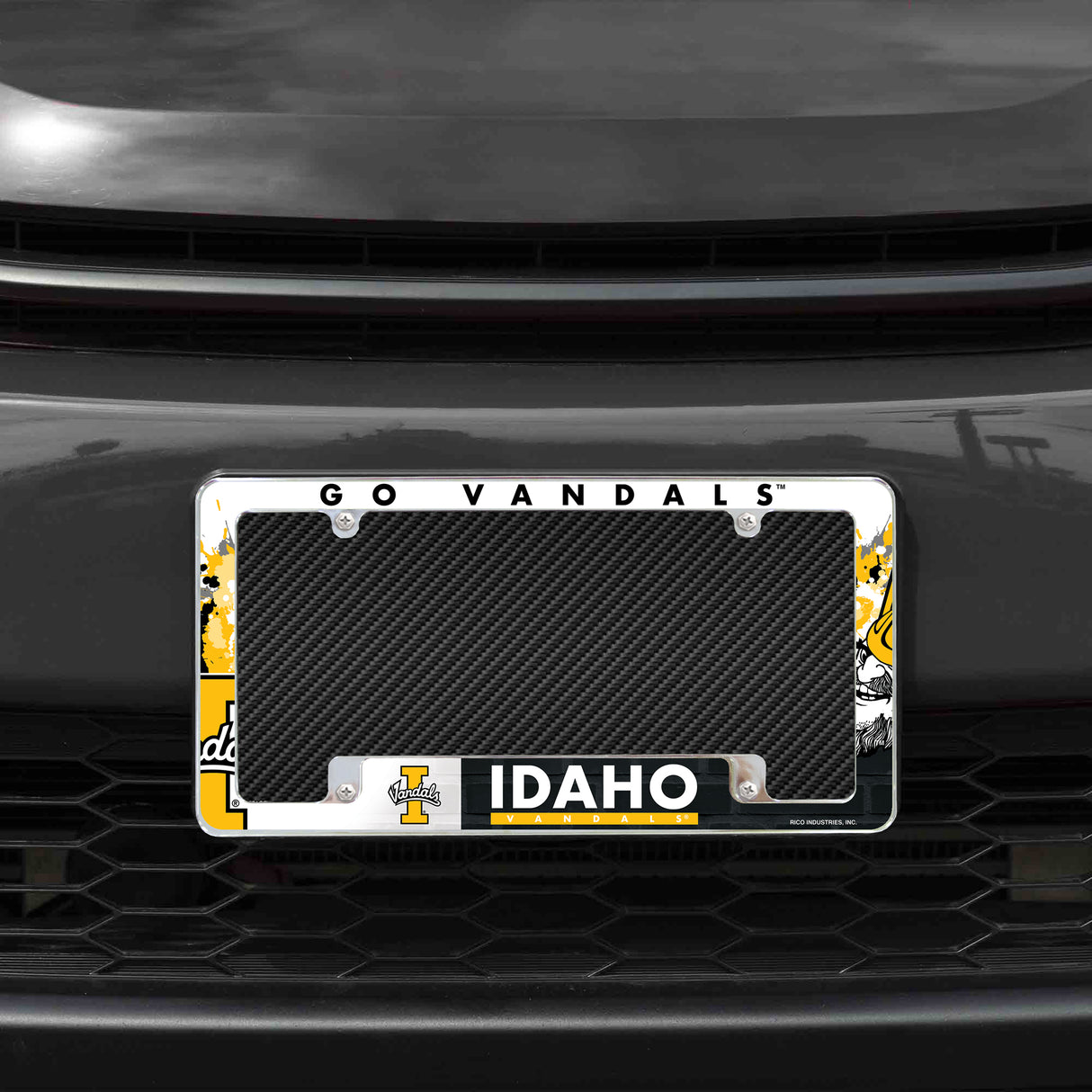 NCAA Idaho Vandals Chrome License Plate Frame Fan Gear NCAA Idaho Vandals