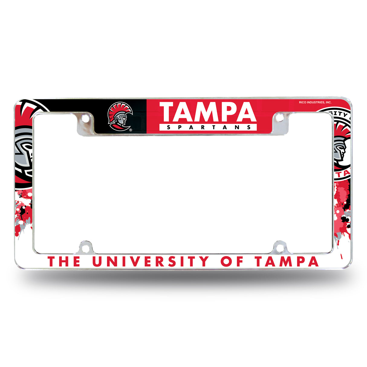 NCAA Tampa Spartans Chrome License Plate Frame Fan Gear NCAA Tampa Spartans