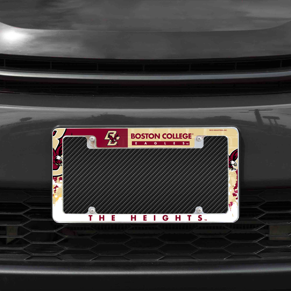 NCAA Boston College Eagles Chrome License Plate Frame Fan Gear NCAA Boston College Eagles