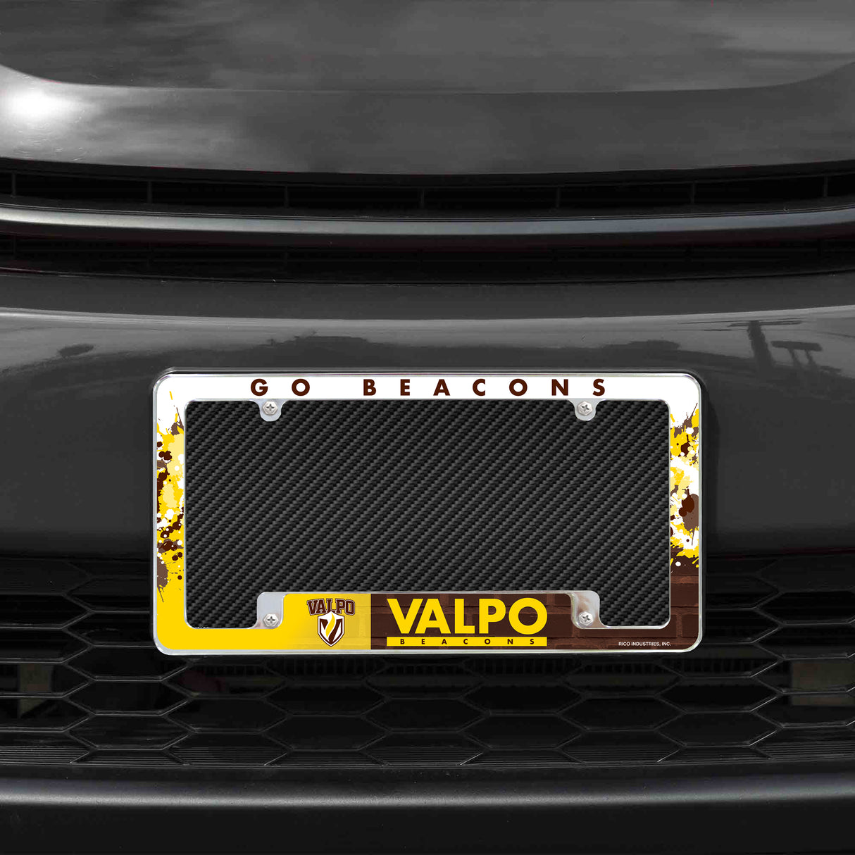 NCAA Valparaiso Crusaders Chrome License Plate Frame Fan Gear NCAA Valparaiso Crusaders